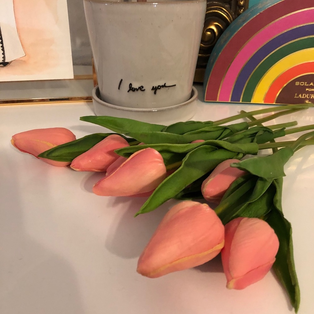 Target artificial spring tulips faux flowers